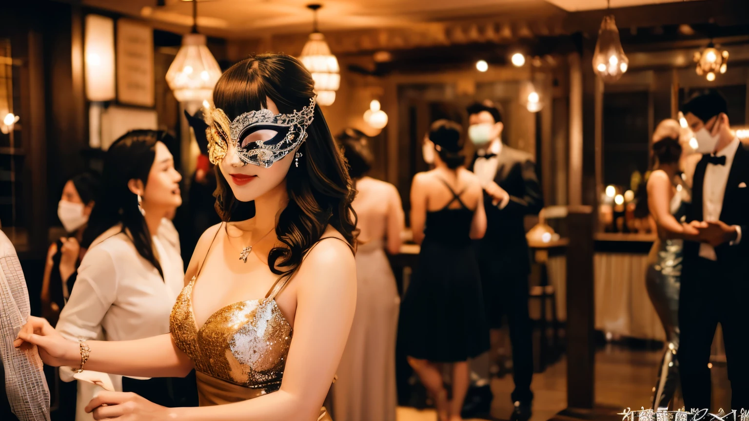 masquerade ball、Stand-up party、（background）