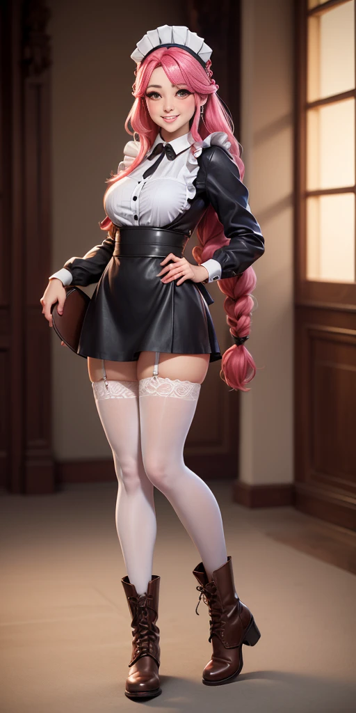 (1girl, solo, masterpiece, 4k, best quality:1.2, (cowboy shot), best quality:1.2, NICE HANDS, COLORFUL, (perfect hands, perfect anatomy)), 
utaop, headphones,  white background, blush, dress, hair over one, red and white hair, multicolored hair, high stocking, 
((medium breasts, big hips, looking at the viewer)), 
((simple background, white background)), <lora:GoodHands-vanilla:0.7>