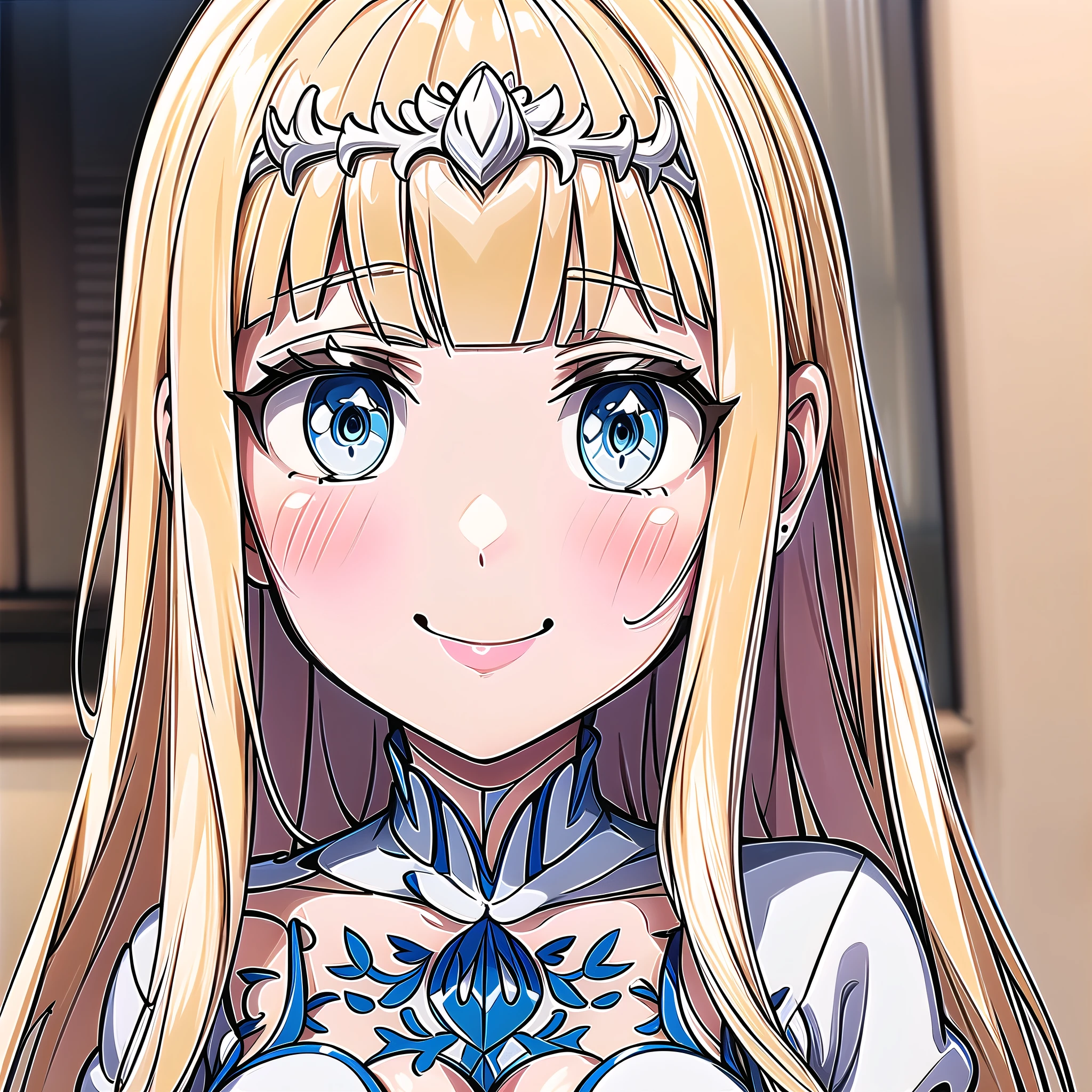 insanely detailed, absurdres, ultra-highres, ultra-detailed, best quality,
BREAK
happy smile
BREAK
45 angle,
standing, cowboy shot, looking at viewer
BREAK
slender, kawaii, perfect symmetrical face, ultra cute girl, ultra cute face, ultra detailed eyes, ultra detailed hair, ultra cute, ultra beautiful
BREAK
in schoolyard, depth of field, ultra detailed background
BREAK
medium breasts
BREAK
blonde hair, blue eyes, 1girl,solo, Calca, Calca Bessarez, blonde hair, extremely long hair, very long hair, white tiara, silver tiara, white dress, blue eyes, medium chest