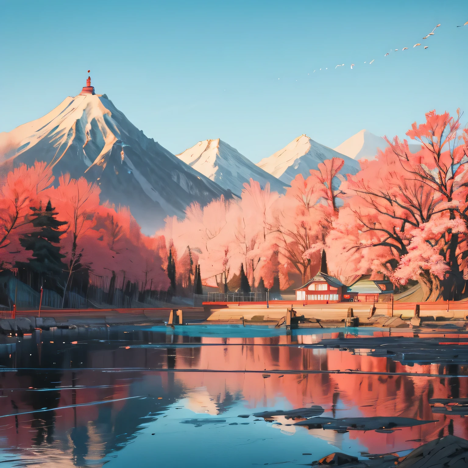 landscape of feudal Japan