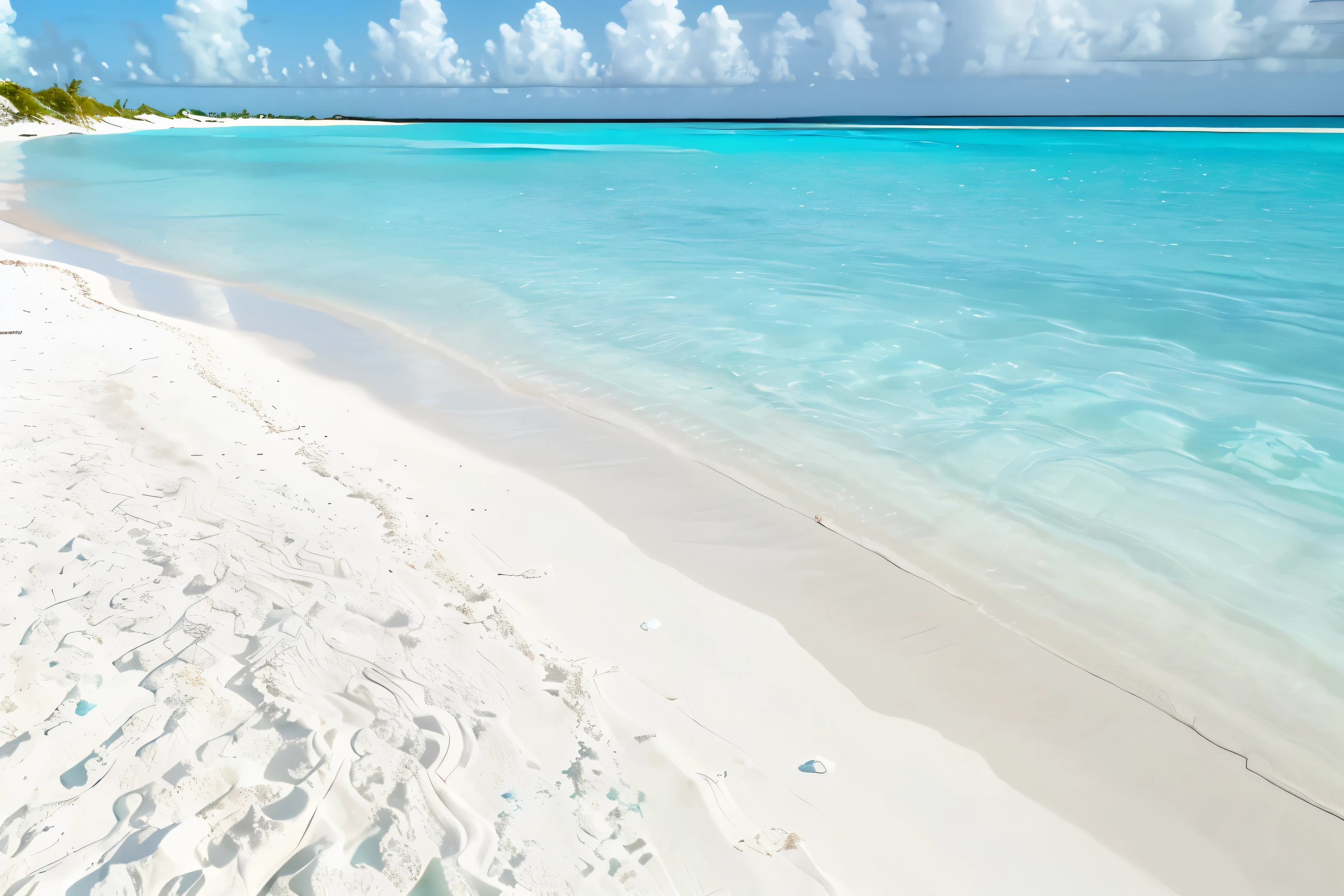 Grace Bay, Turks and Caicos: Renowned for its powdery white sand and shallow, clear turquoise waters, ideal for snorkeling.