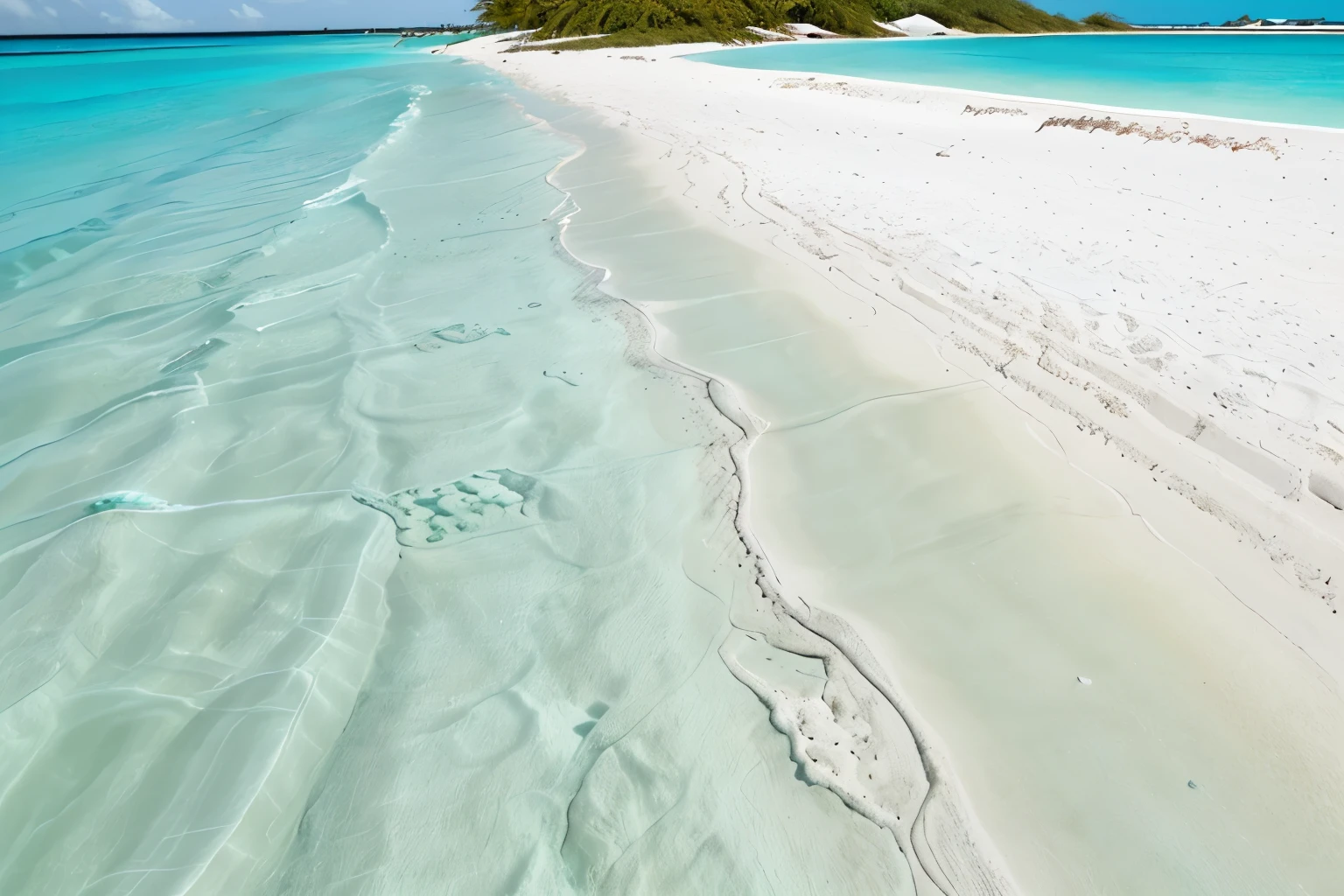 Grace Bay, Turks and Caicos: Renowned for its powdery white sand and shallow, clear turquoise waters, ideal for snorkeling.