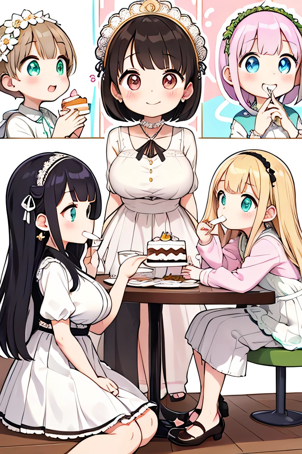 No dialogue、Sad、Mother and daughter、Small room、Dirty、dirty、extreme poverty life、Boro family、Child、6age、Parent and 、tatami、Sunken cheeks、poor、No money、Girl、Girl、Tattered clothes、Sit down and eat、seiza、No money、Are thin、clavicle、I'm not feeling well、Expressionless、Small and dirty room、The clothes are also dirty、The face is also dirty、Eating rice、Looks lonely、Tattered room、Twilight、Dirty table、Small room、Dirty property、rent51,000 yen、Dirty、ceiling is low、wooden building、Tenement、modern、Dark atmosphere、Dynamic Angle、masterpiece、best quality、ultra-detail、Both eyes open