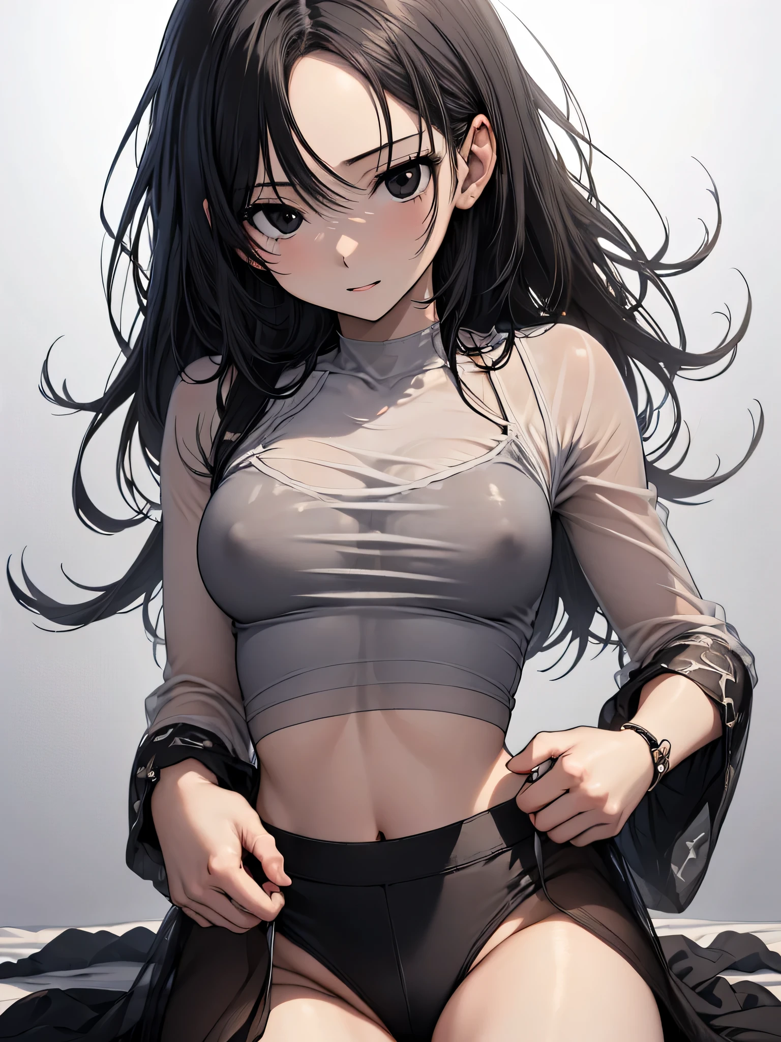 One girl, (Black eyes:1.3),triumphant look、Looking from above、Black Hair, short hair、Straight Hair, break (gray shirt:1.5), (Black see-through underwear:1.3), Plain underwear, Huge breasts, naked, Exposed,Hips, break (White background:1.2), Black theme、夜 break looking at viewer, break (masterpiece:1.2), highest quality, High resolution, unity 8k wallpaper, (figure:0.8), (Beautiful fine details:1.6), Highly detailed face, Perfect lighting, Highly detailed CG, (Perfect hands, Perfect Anatomy),,Anime Style、sketch、Contours in the eyes、lie down、Lie down、Happy expression、from below、Put your back on the bed、Beautiful back、Panic pose、Muscular pussy、Leg spread
One girl, (Black eyes:1.3),triumphant look、Looking from above、Black Hair, short hair、Straight Hair, break (gray shirt:1.5), (Black see-through underwear:1.3), Plain underwear, Huge breasts, naked, Exposed,Hips, break (White background:1.2), Black theme、夜 break looking at viewer, break (masterpiece:1.2), highest quality, High resolution, unity 8k wallpaper, (figure:0.8), (Beautiful fine details:1.6), Highly detailed face, Perfect lighting, Highly detailed CG, (Perfect hands, Perfect Anatomy),,Anime Style、sketch、Contours in the eyes、lie down、Lie down、Happy expression、from below、Put your back on the bed、Beautiful back、Panic pose、Muscular pussy、Leg spread