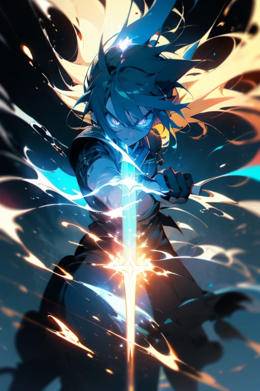 a close up of a person with a purple and black background, glowing black aura, evil aura, badass anime 8 k, dark aura, an epic anime of a energy man, blue fire powers, epic anime style, menacing aura, darkness aura, emanating menacing aura, transforming into his final form, inverse dark glowing power aura, glowing in power