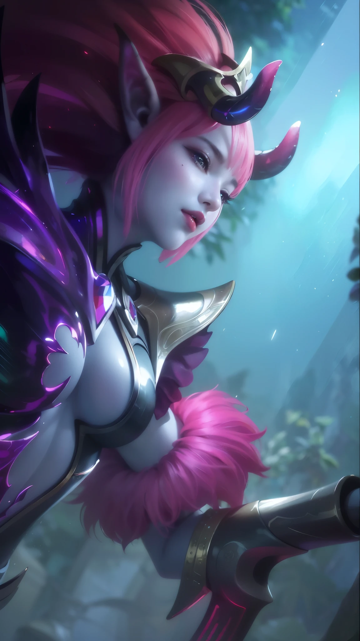 (8k, RAW photo, photorealistic:1.25) ,( lipgloss, eyelashes, gloss-face, glossy skin, best quality, ultra highres, depth of field, chromatic aberration, caustics, Broad lighting, natural shading,Kpop idol) looking at viewer with a serene and goddess-like happiness, elf ears,