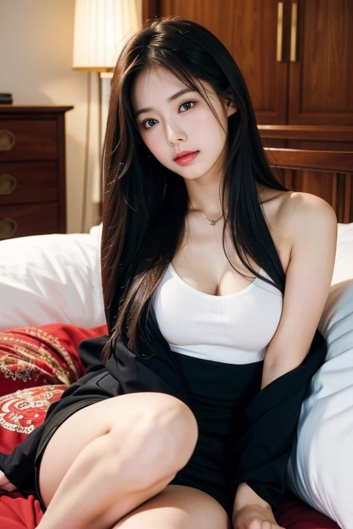 HD Quality, white long hair, erotic, Realistic Photo, Realistic Woman, Horny Woman, Age: 19 Years Old, Japanese Cute Girl, Hot Sexy Body, sexy sleeping woman