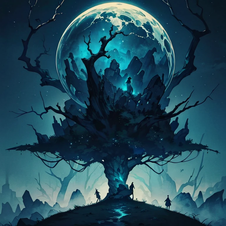 (Oak:1.5),(Devil&#39;s Theme:1.5),(dark horror theme:1.5),(Thriller:1.5),(Inspiration from Stephen King:1.5),(Dark fantasy:1.5), (Ink and watercolor:1.5), (black and white color:1.5), (Ominous landscapes:1.5),(A multitude of stars fly towards the viewer:1.5),(Ruined:1.5),(Ruined village:1.5),(1800s:1.5), (Ruined theme:1.5),(A lot of dust flies:1.5),(puddle:1.5),(Dirt roads:1.5),(Absurd:1.5),(wonderful:1.5),(highest quality:1.5),(masterpiece:1.5),,Pretty face,full body shot,Ominous landscape,Fluorite Chrysocolla Atmosphere,art：Simon Stahlenhag,Nicola Samori,Wangechi Mutu,prime color,Very detailed,masterpiece,Intricate details,Faded,eyes Very detailed, Eye for detail,4K resolution,born, Nikon Z9,Scary Town,young woman,whole body length,evil ghost, Rainbow-colored,Intricate details,Stone Forest, Yunnan, China,Very detailedな,Dark and spooky atmosphere,  Spiritual Being, Hauntingly beautiful, ghost-like figure, Swirling Mist, Supernatural existence, The devil&#39;s essence, Shadow-like shape, Spooky whispers, Ominous Aura, Unforgettably white skin, Dark and twisted branches, Flickering candle light, Spooky elements, Mysterious and enigmatic, spectrum appearance, ゴシックartスタイル, Fascinating, Spectral range, Hauntingly depressing, Otherworldly beauty, Mysterious glow, So unforgettable that I can&#39;t forget it, A chilling atmosphere, Spooky and ominous lighting.