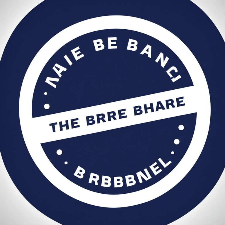 make a logo in the shape of a circle with blonde barbershop written on it