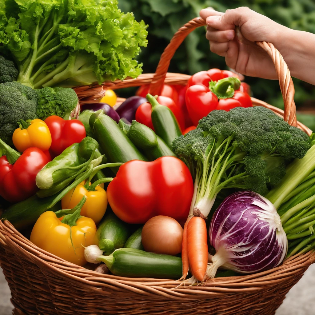 a picture of a picture of a person with a basket of vegetables, vegetables, 8 k, 😃😀😄☺🙃😉😗, ¯_(tsu)_/¯, vegetable, 000 - wikipedia, images, 32745695