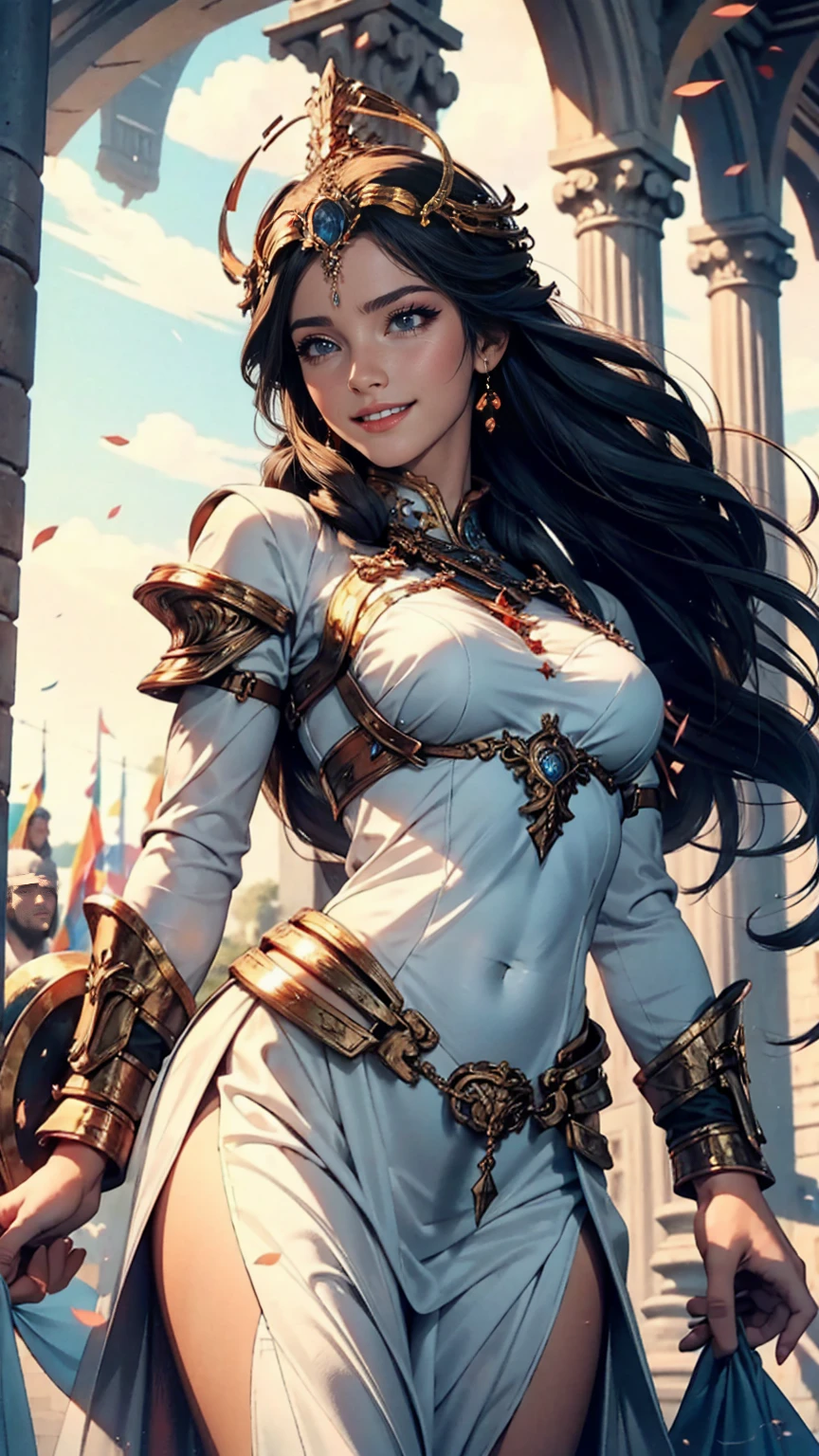(masterpiece, best quality:1.3)
<lora:epi_noiseoffset2:1> <lora:add_detail:0.7> <lora:OverwatchSymetra:0.8>
OverwatchSymetra, 1girl, solo, long hair, sitting in a sunflower field, smiling, sunlight
