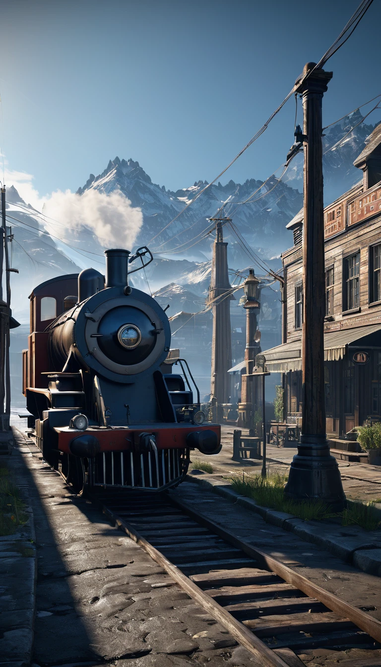 good photo (((Concept Art))) (((Old-fashioned scenery))),8k resolution,Super cool,Ultra-realistic, Sci-Fi Style,Dramatic lighting, Atmospheric lighting, Hyper Detail features, Ray Tracing, 3D, Cinema Lighting, Dark Shadows, Unrealistic Engine 5 Rendering, ((Focus on the center)),Hyper Detail,Trending on ArtStation, 4K,very high detail, Ultra HD, High resolution, very high detail