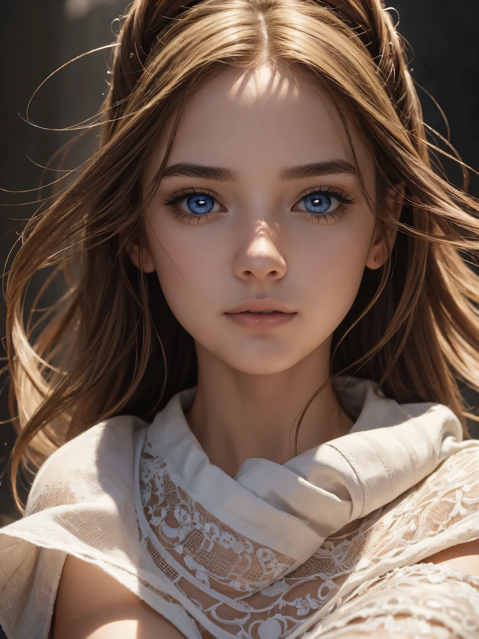 (1girl:1.3), Solo, (((Very detailed face)))), ((Very detailed eyes and face)))), Beautiful detail eyes, Body parts__, Official art, Unified 8k wallpaper, Super detailed, beautiful and beautiful, beautiful, masterpiece, best quality, original, masterpiece, super fine photo, best quality, super high resolution, realistic realism, sunlight, full body portrait, amazing beauty, show from below, upskirt.