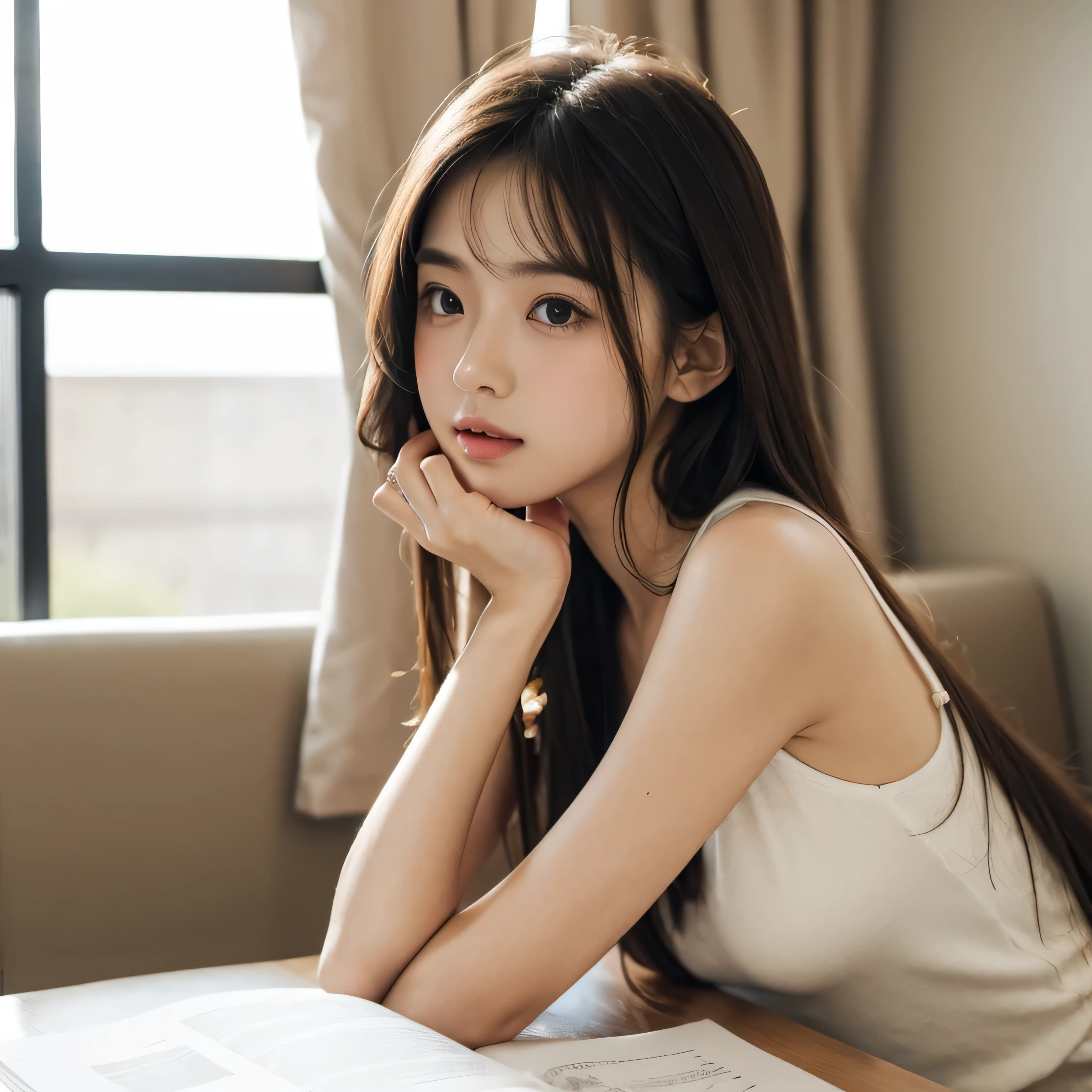Little girl quiet