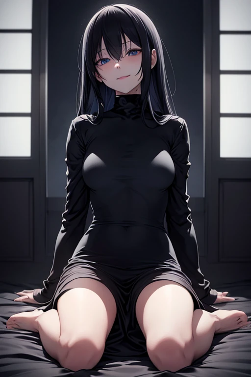 Skinny anime girl, 11 years, flat beautiful belly, flat chest, topless, no panties, don&#39;t hide anything, stands near the wall in the city, Nice one, looks young, choker, spread her legs, sitting on the floor