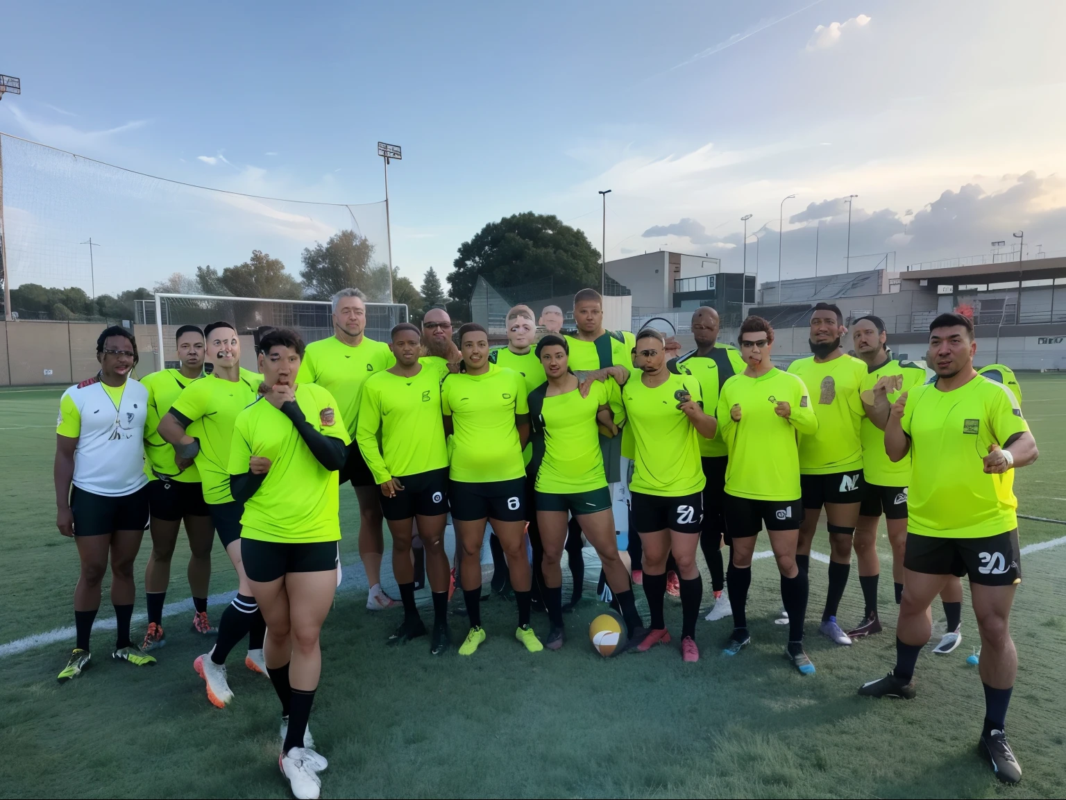 Arafed football team posing for a photo on a football field, album photo, ganar la competencia, 1614572159, foto de grupo, 8k)), diosas, 🤬 🤮 💕 🎀, karla ortiz, ganando, 2 0 2 4, 2024, by Gina Pellón, muy definido