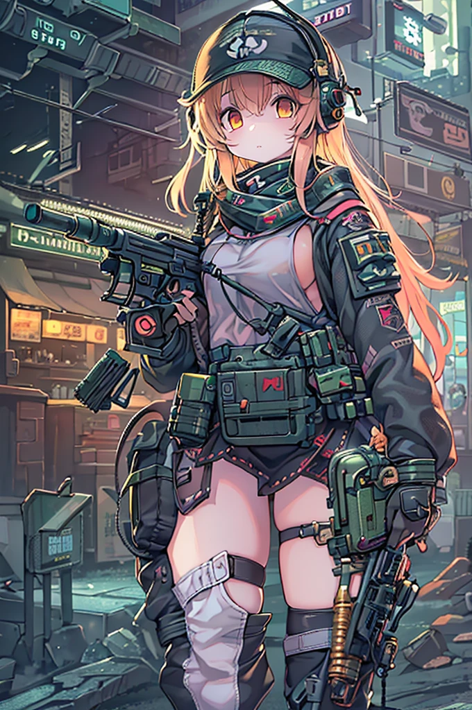 Anime girl with gun and futuristic costume, M4 Sopmod II Girls Frontline, anime machine gun fire, Mechanized soldier girl, railgun, best anime 4k konachan wallpaper, Fine details. girls' frontline, digital cyberpunk - anime art, girls frontline style, from girls frontline, Cyberpunk Anime Girl, cyberpunk anime art, nightcore, Anime Cyberpunk Art