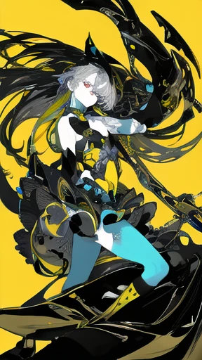 leaning back with hands out in the air,girl、high school girl、(masterpiece, highest quality, official art:1.2), (flat color:1.5),(colorful),looking at the viewer,1 girl,alone, white background, ,(2D:1.5) ,NSFW
