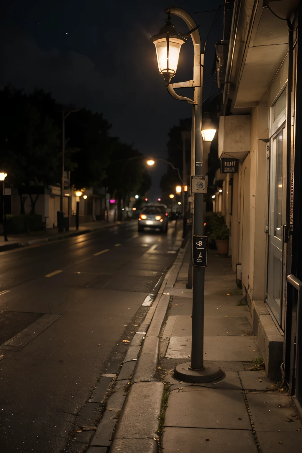 illustration of street light