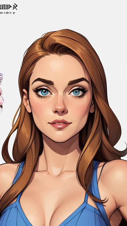 Female character Olivia Wilde in sexual position Cartoon image of a woman .Ilustra??o estilo desenho animado, estilo de arte dos desenhos animados, estilo de arte dos desenhos animados, digital illustration style, design de personagens altamente detalhado, arte digital detalhada coragem, Forest fan art, Design de personagens de retrato, beautiful digital illustration, retrato de alta qualidade, Arte em quadrinhos, mulher jovem cabelo com transas lindas . Beautiful lined eyes Medium large bust and wonderful sexy clothes. image expression of sexual desire from waist to sexual position illustration
