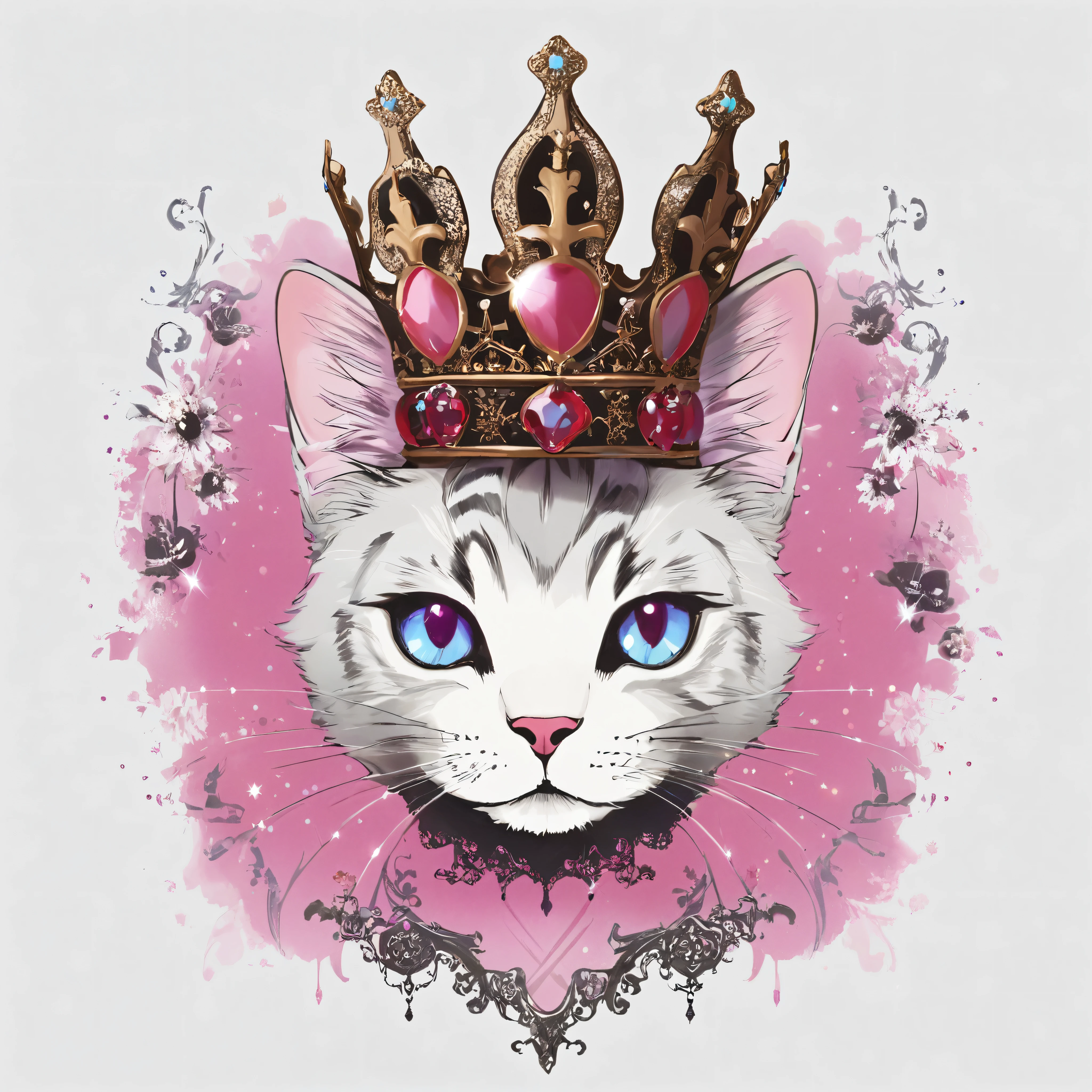 Gothic style。A more refined crown,more details,sparkling。