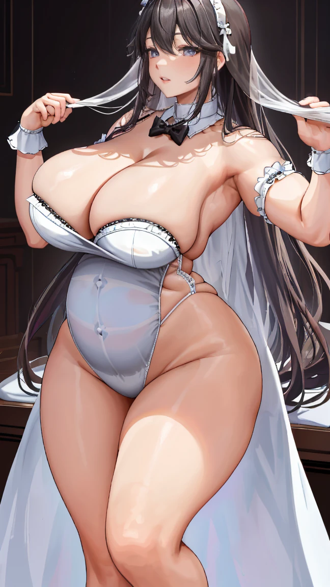 (((best quality, Pianfei, Ultra-high resolution、The most complex、The most detailed description、The award-winning, 8k、Bright and vivid)))、(A very young 12 year old maid princess:1.2)、pregnant、(Gorgeous victorian maid outfit hanger and luxury gown white maid outfit、Huge black and white maid outfit rack and white maid outfit rack and white maid outfit rack、Frilly apron and black and white maid、Exposed breasts)、((Bedroom of a luxurious German castle in the background.、Luxury bed、huge bed、Complete interior of luxury castle bedroom、 Bedroom decoration with many decorations、Gorgeous decoration、Gorgeous decoration、Luxurious and exquisite bed、Very complex and detailed background、Highly complex and detailed textures))、(Emphasize body lines、Large, full breasts、What a fat ass!、catch,怀pregnant )Showing belly,Strong muscles