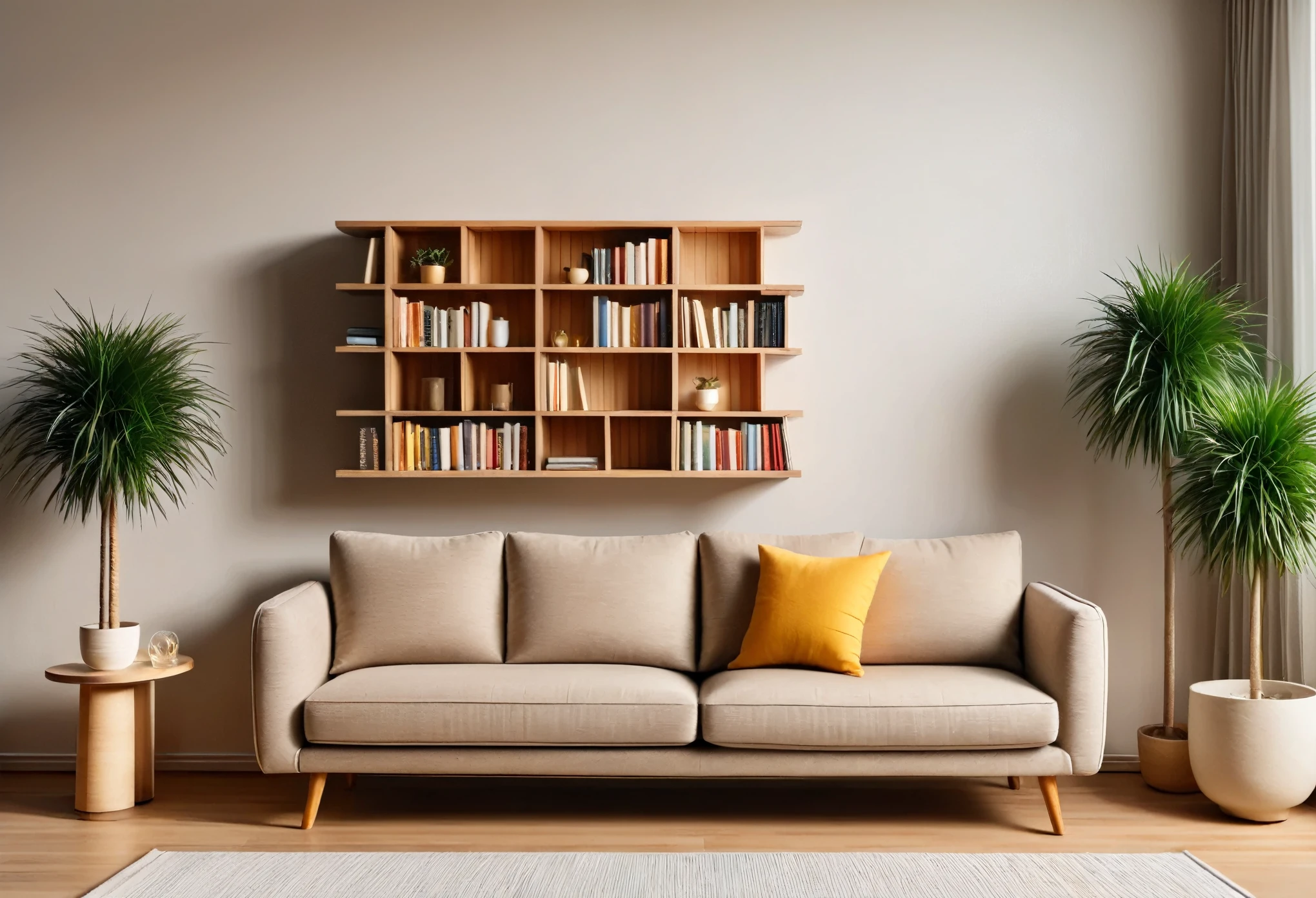 there is a room with a book shelf and a plant in it, living room background, cabinet furniture, living room interior, living room wall background, interior background, elegant interior, personal room background, short bookshelf, furniture and decor, wooden furniture, cozy living room background, bookshelf, interior of a living room, wooden cabinet, modern living room, book shelf