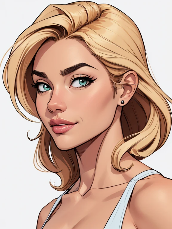 estilo de desenho animado:1.2), Denise Richards Mulher brasileira desenho ART Artline mulher fundo branco Imagem cartoon de uma mulher , roupas sensuais , garota super valente destemida , Ilustra??o estilo desenho animado, estilo de arte dos desenhos animados, estilo de arte dos desenhos animados, digital illustration style, design de personagens altamente detalhado, arte digital detalhada fofa, City fan art, design de personagem retrato, beautiful digital illustration, retrato de alta qualidade, arte em quadrinhos, retrato do design do personagem, white background Busty without clothes and medium breasts female character cartoon style Denise Richards