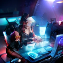 $XTER XterioGames、Two laptops with the XterioGames logo on them are placed on a table., trending on sketchfab, trending on arstatIn, trending on artistatIn, demo scene, trending on atrstatIn, Highly detailed VFX espresso, Arnold GPUs + Octane Workflow, corporate animatIn style, 💋 💄 👠 👗, video, trending arstatInhq, Itching Trends. I