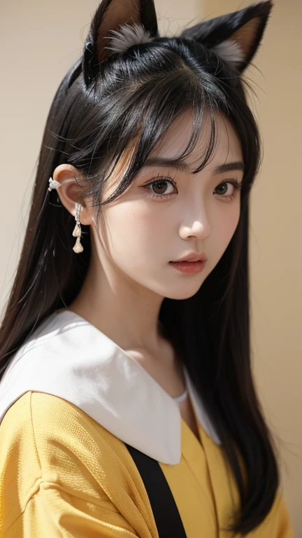 close up of a woman with a white shirt and a necklace, beautiful japanese girls face, young adorable korean face, girl cute-fine-face, asian beautiful face, beautiful young korean woman, feminine beautiful face, beautiful delicate face, soft portrait shot 8 k, korean face features, cute natural anime face, young cute wan asian face, beautiful feminine face