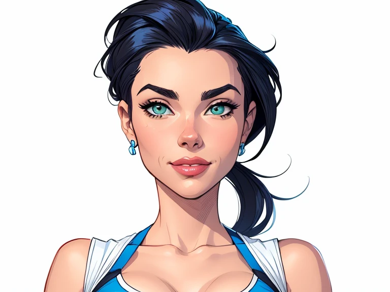 estilo de desenho animado:1.2), Denise Richards Mulher brasileira desenho ART Artline mulher fundo branco Imagem cartoon de uma mulher , roupas sensuais , garota super valente destemida , Ilustra??o estilo desenho animado, estilo de arte dos desenhos animados, estilo de arte dos desenhos animados, digital illustration style, design de personagens altamente detalhado, arte digital detalhada fofa, City fan art, design de personagem retrato, beautiful digital illustration, retrato de alta qualidade, arte em quadrinhos, retrato do design do personagem, white background Busty without clothes and medium breasts female character cartoon style Denise Richards
