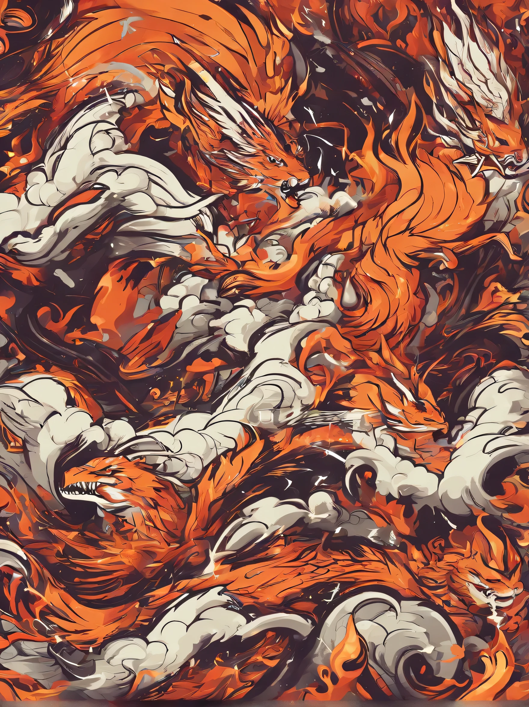 (best quality,4k,8k,highres,masterpiece:1.2),ultra-detailed,realistic,photorealistic:1.37,logo design,illustration,medium:fire,[vibrant colors],distinctive shape,highly recognizable,[dynamic composition],sleek and modern,[flames flowing],unique concept,epic branding,[attention-grabbing],bold typography,iconic symbolism,eye-catching,impactful,memorable,professional,sharp edges,[contrast lighting],[smoke effects],engaging artwork,creative layout,intense flames,inspiring,[fiery energy],[fiery explosions],striking visuals,warm color palette,fiery glow,commercial appeal,powerful branding tool,widespread recognition,prominent presence,[flaming passion],business success.
