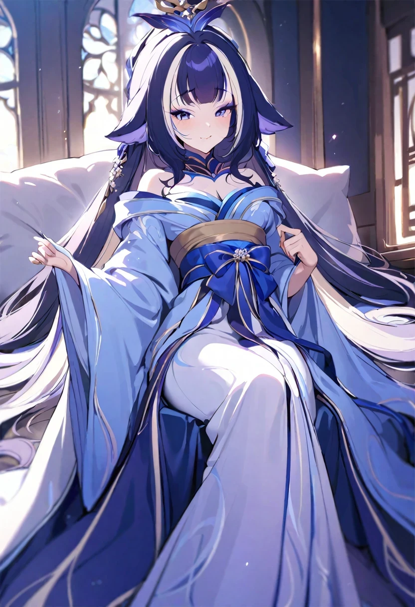 ((shylily)),(masterpiece:1.2),(best quality:1.2),(masterpiece, top quality, best quality, official art, beautiful and aesthetic:1.2), mature bodyt,Extreme detailed, Demon, ,detailed partly shown breast kimono, flames around, glowing body, Colorful, Highest detailed, Cold light,