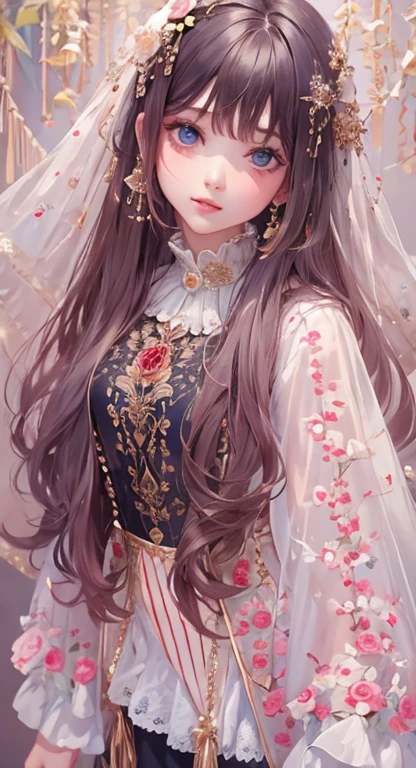 ((highest quality)), ((masterpiece)), (detailed), Perfect Face , beautiful girl , Baby doll look ,