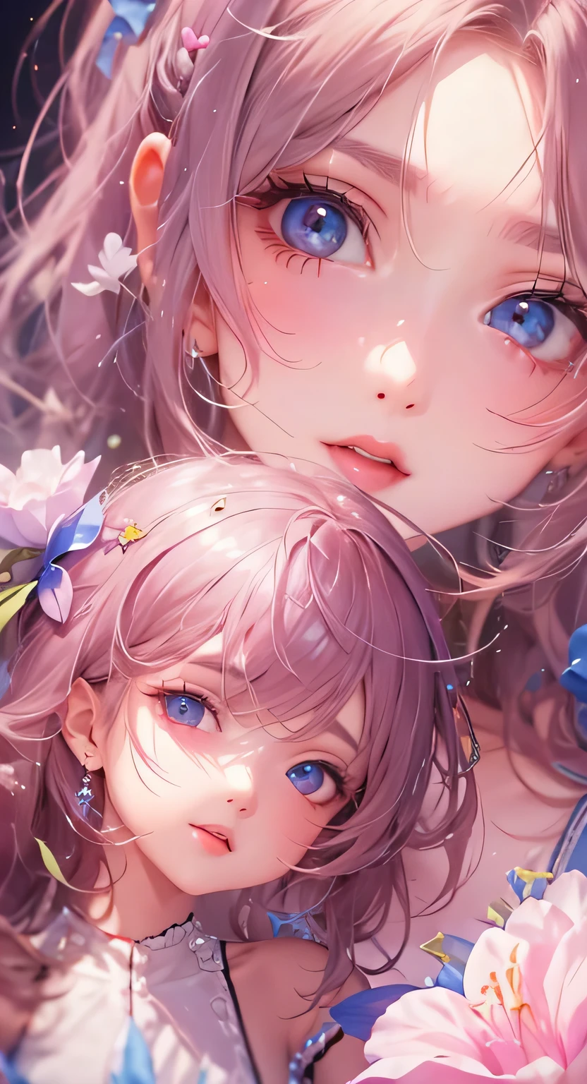 ((highest quality)), ((masterpiece)), (detailed), Perfect Face , beautiful girl , Baby doll look ,