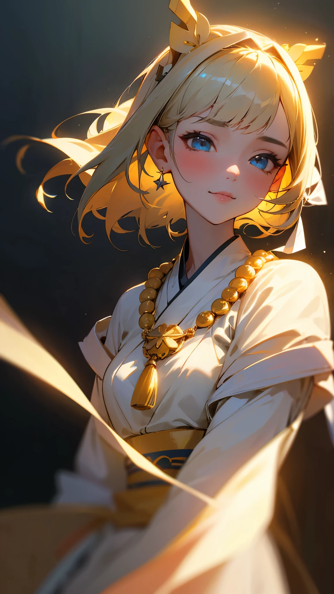 Superb Quality, Masterpiece, High Resolution, 1Girl, Blush, (Seductive Smile: 0.8), Star Eyes, Chinese Hanfu, Hair Accessories, Necklace, Jewelry, Beauty, on_body, Tyndall Effect, Realism, Shadow Room, Light Edge, Two-tone Lighting, (High Detail Skin: 1.2), 8K UHD, SLR, Soft Light, High Quality, Volume Lighting, Candid Photo, High Resolution, 4K, 8K, Background Blur, Light Tulle,