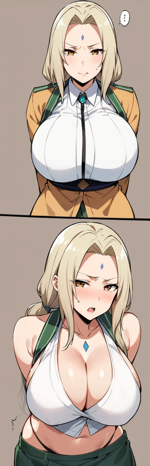 big breasts、female、uniform、sex、Tsunade