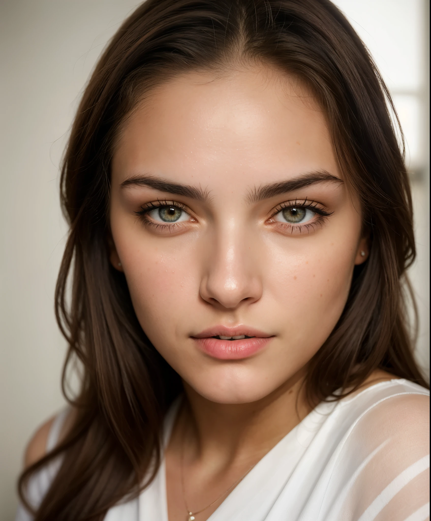 20 year old woman, rubio, (Disappearance of the high cane:1.3), tema oscuro, tonos calmantes,rostro perfecto y detallado, ojos color avellana, Hermosas cejas, labios rojos sexys, soft and shy cheeks, colores apagados, alto contraste, (textura natural de la piel, hyperrealism, Luz tenue, afilado), hdr