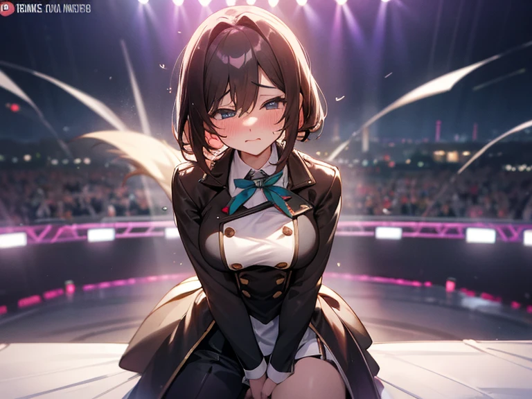 Big breasted idol Solo masturbation Fingering Shyness blush Sexual pleasure Squirting Pussy is visible and are visible Live Performance Venues In front of the public Peeing M字開脚Squirting