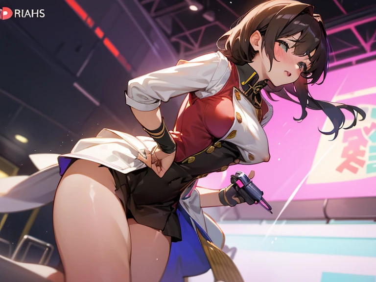 Big breasted idol Solo masturbation Fingering Shyness blush Sexual pleasure Squirting Slipping Live Performance Venues In front of the public M-shaped legs Sex Protruding nipples Areola uncle(Macho)