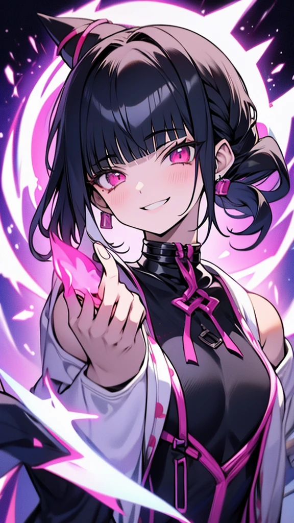 Juri Han, street fighter(master part, best quality, ultra-detalhado, Melhor sombra), (Antecedentes detalhados, Olhando para o Viewer, Serious, irritado), Rosto detalhado, (best ilumination), ((Cinematic light)), colorido, hiper detalhe, dramatic light, detalhes intrincados,yandere,olhar penetrante, olhar
