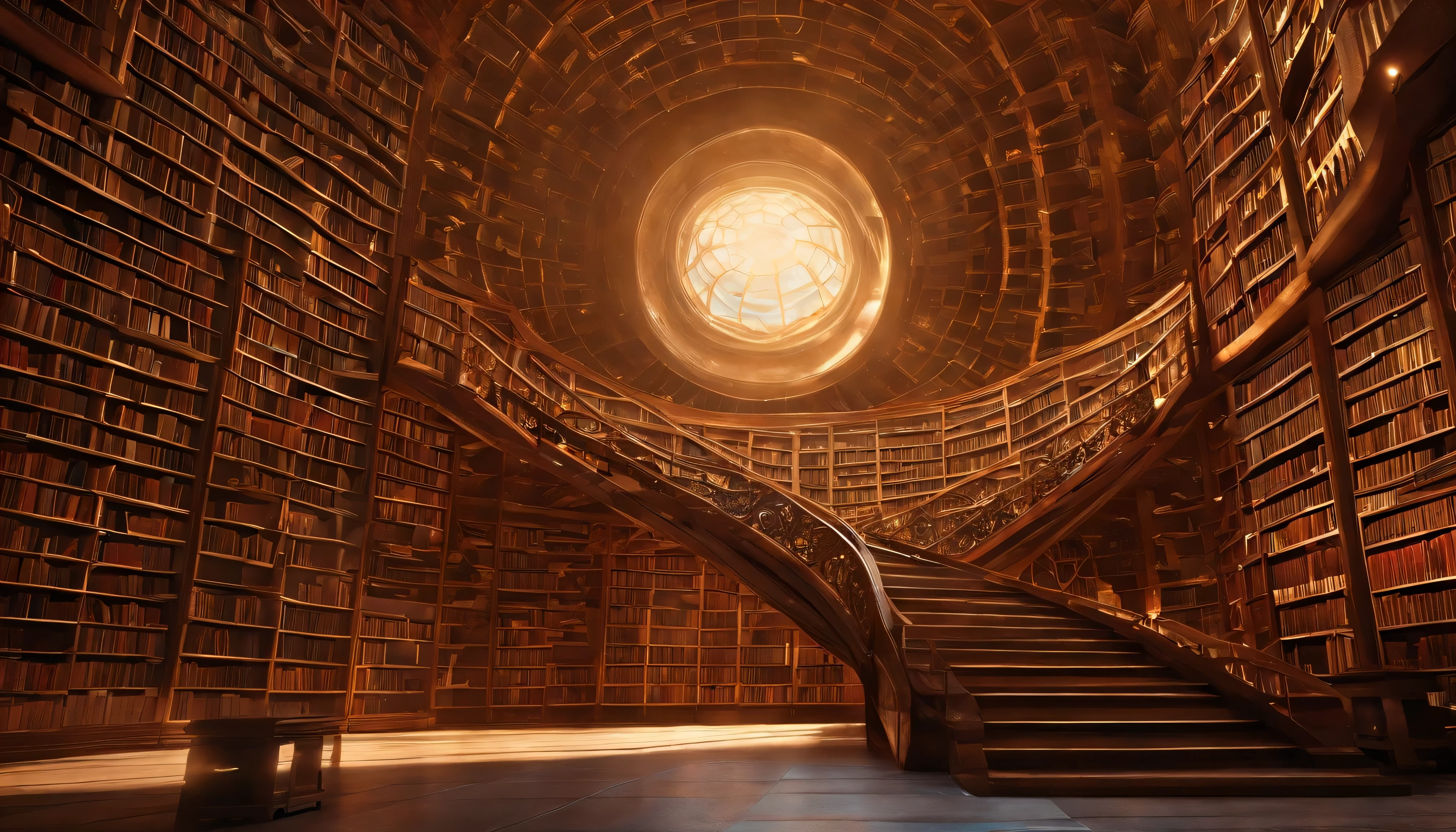 library, An endless book, Born Space Library Artwork, Book Cave, fantasy book illustration, A magnificent spiral shelf filled with books, Infinite Celestial Bodies Library, Eternal Library, Gothic epic library concept, Magic Library, Cosmic sci-fi book art, beeple and jean giraud, There are books all over the place