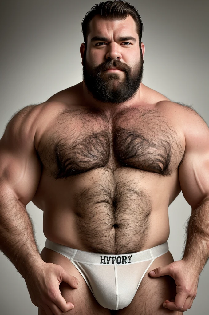 Cowboy shot, solo, male, 24yo strongman, beefy, (hairy, hirsute), romantic, handsome, (sharp focus, soft lighting, film photography, photorealistic, hyperreal), detailed speedo, big underwear bulge