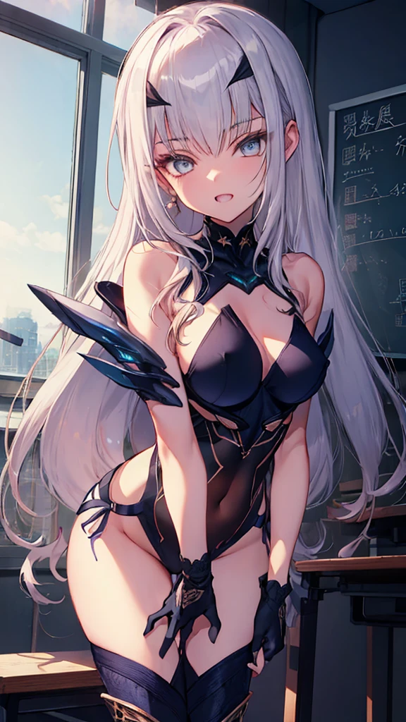 (whole body),Explain the whole,Browsing Caution,最high quality,High resolution, Very detailed,Game CG,Dutch Angle,緻密でBeautiful Eyes,beautiful girl,Chest Focus,(Captivating smile), (Spread your legs), (Lift your legs), leotard,armor, 装甲dress, Black dress, 黒いgloves, Blue Armor, Blue dress, breastplate, dress, drop down, gloves, mask, Shoulder rest, 短いdress, shoulder armor,Thigh-high boots,((Very detailedな背景)), (((Cowboy Shot,Dynamic Angle))),1 girl,,(Shiny skin:1.3),(beautifully濃厚な肌),(Thinning hair), masterpiece, high quality, High resolution, Confused,(beautifully、aesthetic:1.2), Beautiful Hands, (4K), 8k, Perfect balance,(Highly detailed CG Unity 8k wallpaper), Perfect hands, Embarrassing, blush, Light_vestige,Intricate details,Written boundary depth, extremely delicate and 美しい,Professional photography, Bokeh, High resolution, Sharp details, 最high quality, Thick thighs,Beautiful Eyes, Beautiful background, beautifully緻密なボディ,Fine grain,classroom,Table Sex,Groin friction,Masturbation,A puddle of pussy juice,From below,Moaning,Open your mouth,arm_support,(Leaning forward:1.5),