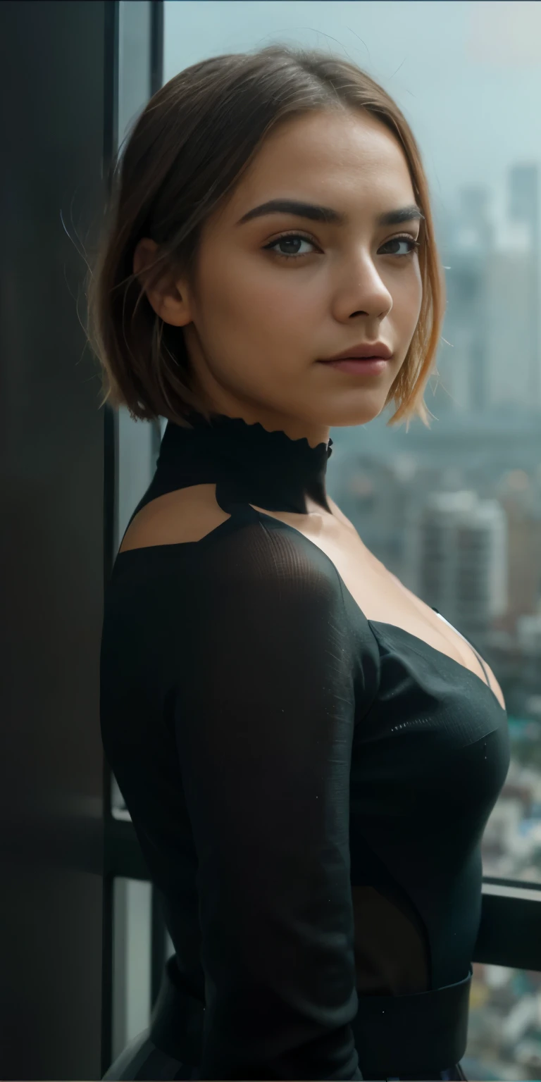 (1 chica:1.3), Solo, (((Very cara detallada)))), ((Ojos y rostro muy detallados.)))), Hermosos detalles ojos, partes del cuerpo__, arte oficial, Fondo de pantalla unificado de 8k, super detailed, hermoso and hermoso, hermoso, Obra maestra, mejor calidad, original, Obra maestra, super fine photo, mejor calidad, super high resolution, realismo realista, luz de sol, Retrato de cuerpo entero, belleza extraordinaria, dynamic pose, Cara delicada, ojos vibrantes, (desde el frente), Lleva un traje de Spider-Man., esquema de color rojo y negro, spider, fondo de techo de ciudad muy detallado, Techo, con vistas a la ciudad, cara detallada, Fondo ocupado complejo detallado, desordenado, gorgeous, blanco lechoso, piel muy detallada, detalles de piel realistas, visible pores, enfoque claro, volumetric fog, 8k hd, DSLR, alta calidad, film grain, piel blanca, photographic realism, lomography, Futuristic dystopian megalopolis, Translucent