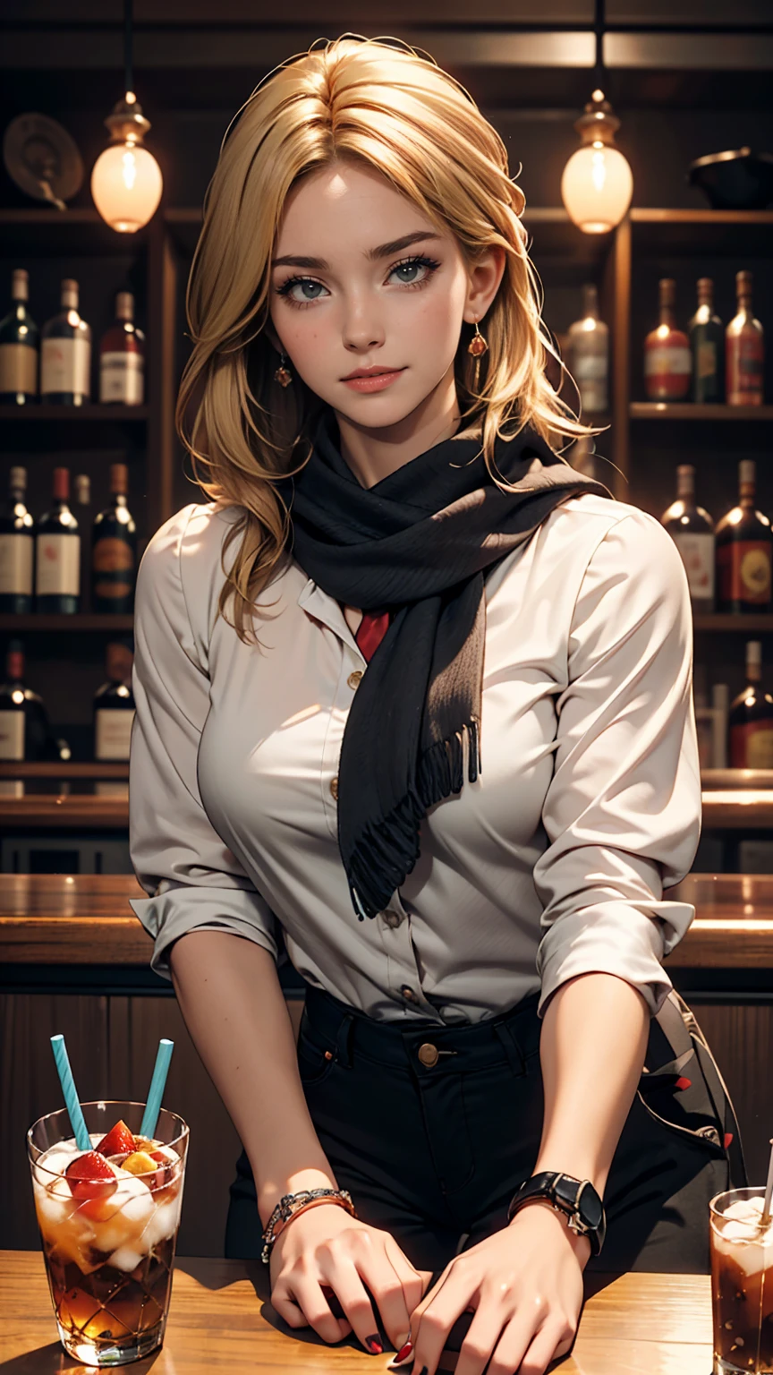 比類のないmasterpiece, Ultra-realistic 8K CG, Perfect artwork, ((The perfect woman)), Mature Woman, Narrow waist, Fascinating, clean, Beautiful Face, {Very delicate and beautiful girl} , 8k wallpaper, {{{masterpiece}} }, One girl, Blonde, blue eyes, ponytail, Police uniform, jewelry, lips, lipstick, Long Hair, Watch the audience, compensate, lips, red lips, Simple Background, alone