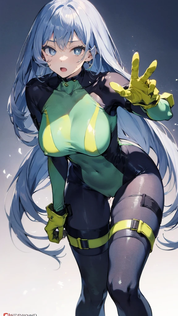 Nejirehadu, Nejire Wave, blue eyes, Blue Hair, Long Hair,
壊す blue Bodysuits, Bodysuits, Drill Hair, gloves, green Bodysuits, multicolored Bodysuits, Colorful clothes, yellow gloves,
((壊す full body)),
Break the white background，From below破る，look down，lower your gaze，
Breaking Dynamic Shots，Kung Fu Pose，highest quality, High resolution, unity 8k wallpaper, (shape:0.8), (美しくてFine grain:1.6), Highly detailed face, Perfect Sentence, Detailed CG, (Perfect hands, Perfect Anatomy),Thick thighs,Beautiful Eyes, Beautiful background, beautiful and detailed body,Fine grain,classroom,Table Sex,Groin friction,Masturbation,A puddle of pussy juice,From below,Moaning,Open your mouth,arm_support,(Leaning forward:1.5),