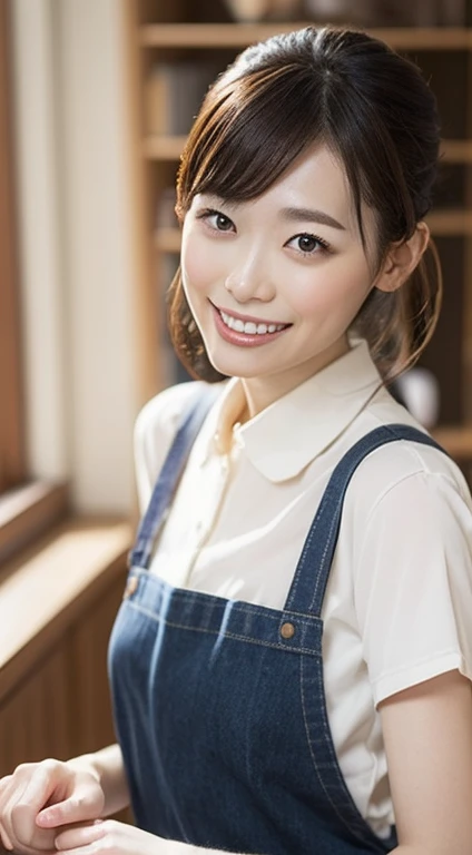 (8k、Raw photography、highest quality、masterpiece:1.2),(Black-haired、Very short hair:1.8),(ponytail:1.5)、View your viewers,Viewed from the front,White skin,(high school girl、The upper body is a light blue uniform:1.7)、(Checkered Skirt:1.4)、(Narrow waist:1.6)、(Clothes that accentuate the shape of the breasts:1.0)、(Big Breasts :1.3)、Slim figure、Ultra-high resolution,beautiful,beautiful fece,(one person、No background:1.9),whole bodyボディー,Japanese women,(reality的:1.37)、Photon Mapping,reality、(Baby-faced and cute: 1.6)、(Cute Smile: 1.8)、(Round face: 1.8)、Radio City、Physically Based Rendering、Depth of field rally background、photograph, (I can see your knees、Cute patterned white panties、Thigh close-up:1.8),(:1.4),whole body、Great quality