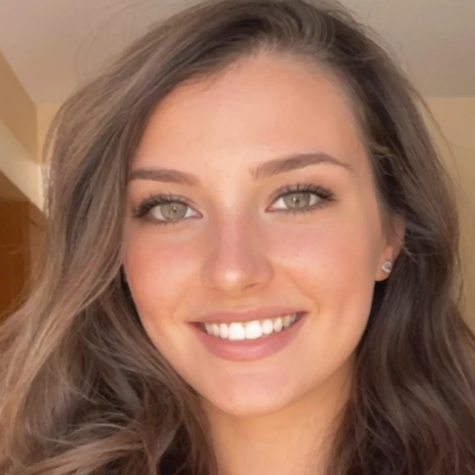 a close up of a woman with long hair and a smile, headshot profile picture, kaitlyn michelle siragusa, alana fletcher, beautiful and smiling, sydney hanson, brooke ashling, emily rajtkowski, profile image, kailee mandel, holly bruce, jodie bateman, 30 years old woman, 3 0 years old woman, stunning closeupheadshot