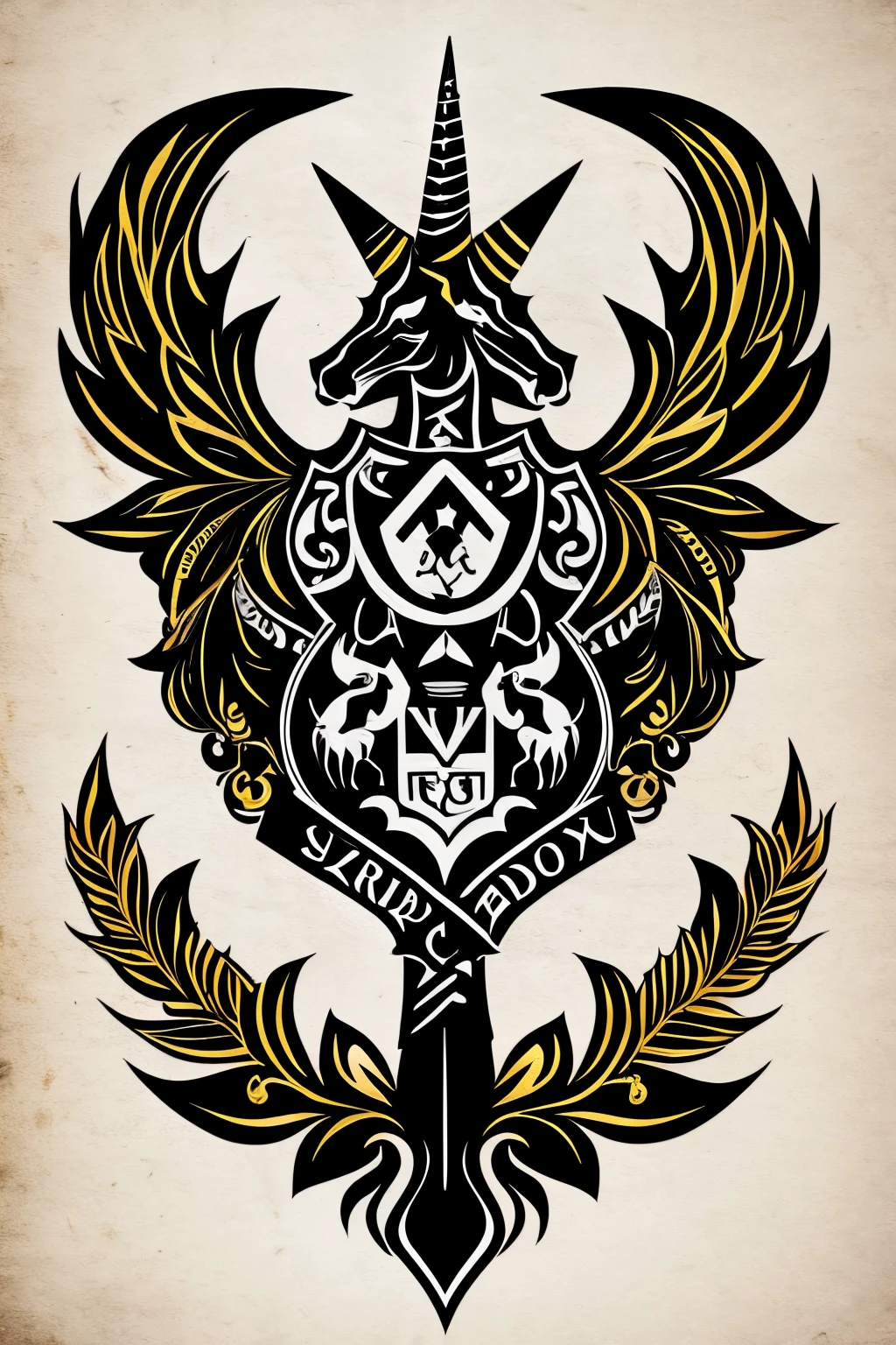 Tribal coat of arms of Unicornio